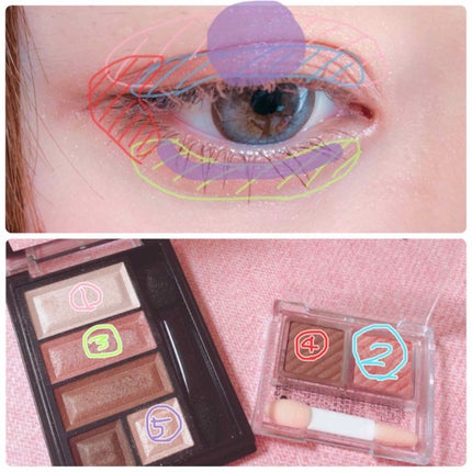 ショコラスウィート アイズ/リンメル ロンドン/アイシャドウパレットを使ったクチコミ(3枚目)