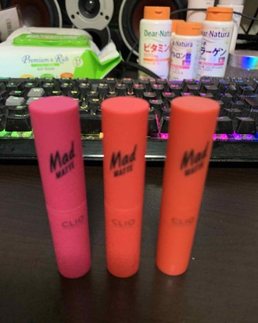 マッド マット リップ 21 CANDY ROSY/CLIO/口紅を使ったクチコミ（1枚目）