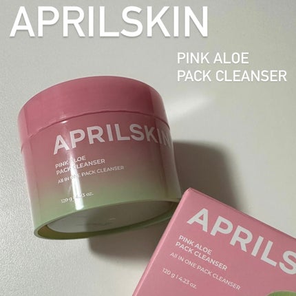 ピンクアロエメレンゲクレンザー/APRILSKIN/その他洗顔料を使ったクチコミ(1枚目)