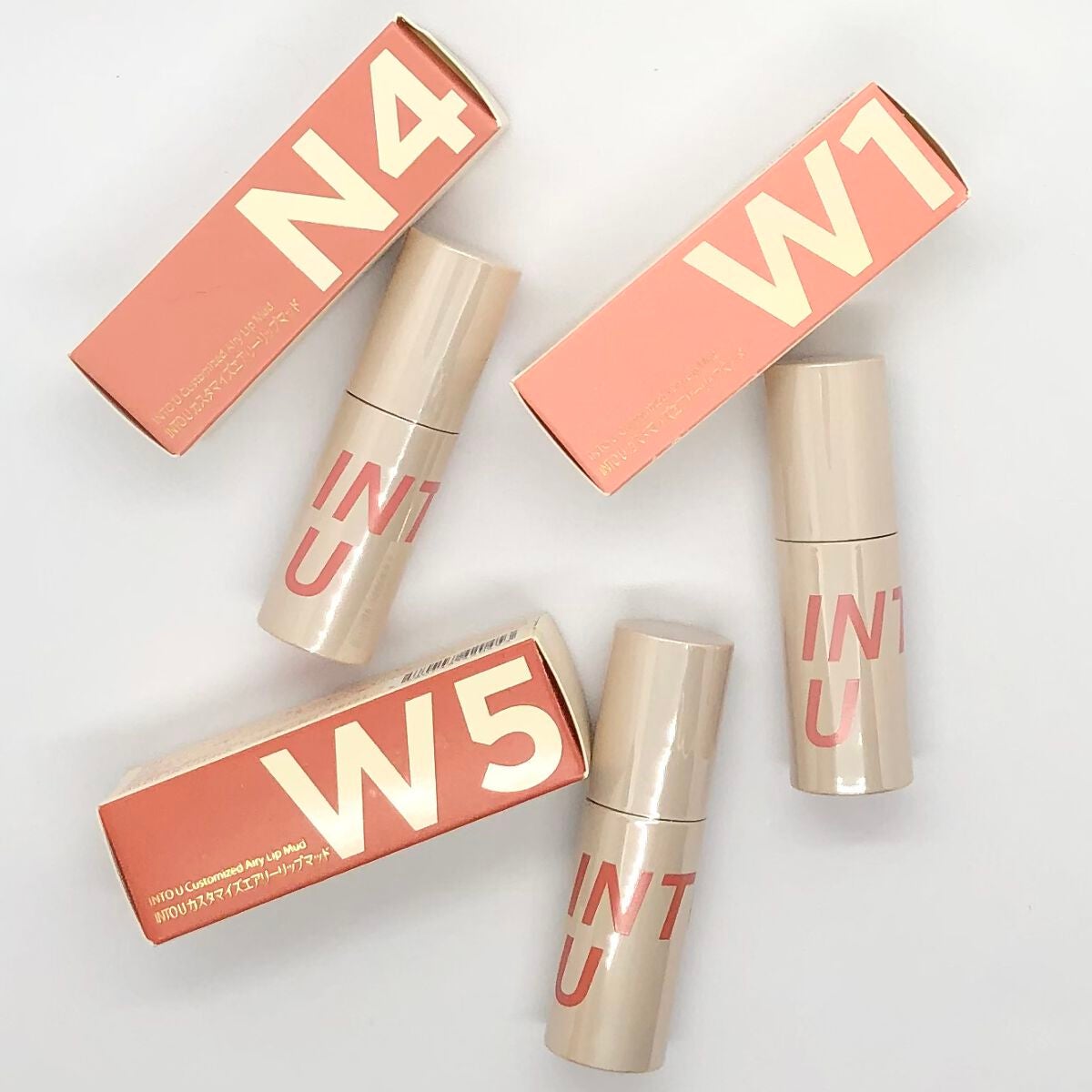 カスタマイズエアリーリップマッド/INTO U/口紅を使ったクチコミ(1枚目)