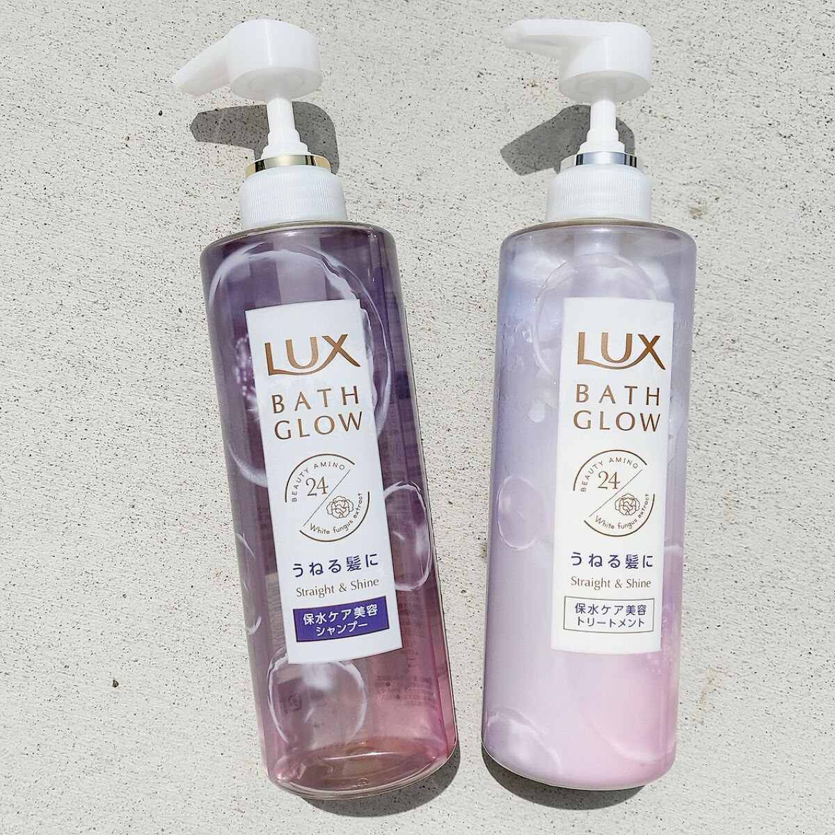 バスグロウ ストレート&シャイン シャンプー/トリートメント/LUX/市販シャンプーを使ったクチコミ（2枚目）