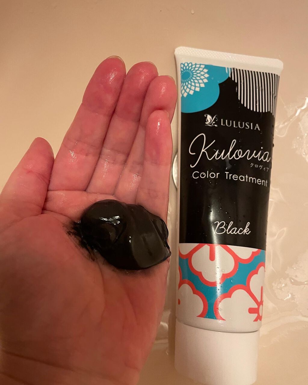 クロヴィア カラートリートメント/ルルシア/洗い流すヘアトリートメントを使ったクチコミ（2枚目）