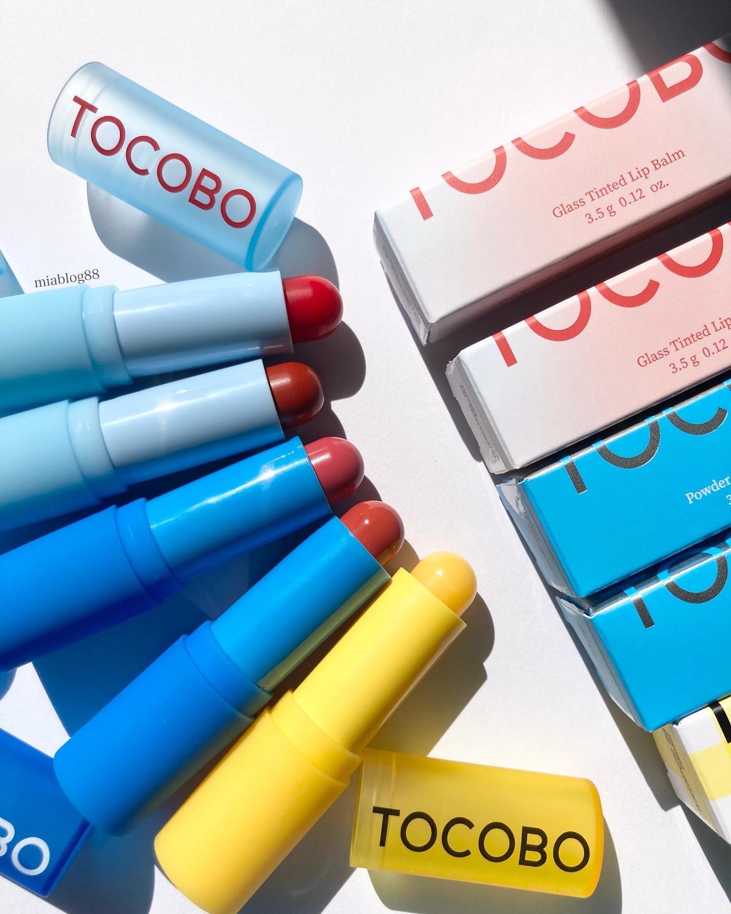 グラスティンティッドリップバーム/TOCOBO/リップバームを使ったクチコミ（1枚目）