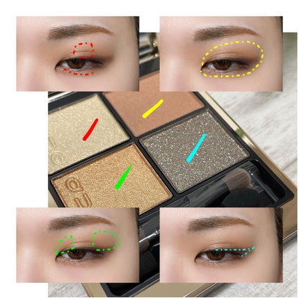 シグニチャー カラー アイズ/SUQQU/アイシャドウパレットを使ったクチコミ(2枚目)