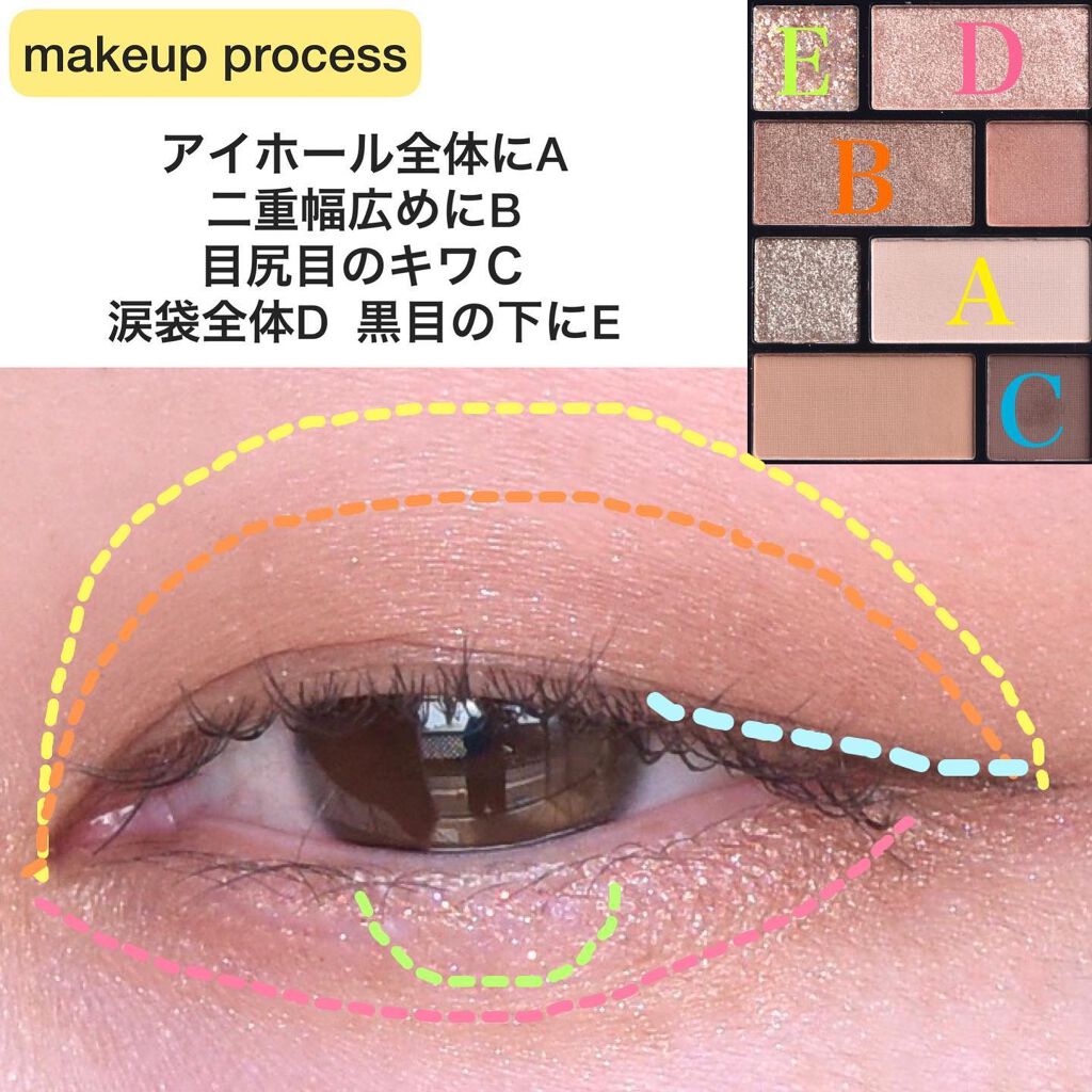 アイシャドウパレット/U R GLAM/アイシャドウパレットを使ったクチコミ（3枚目）