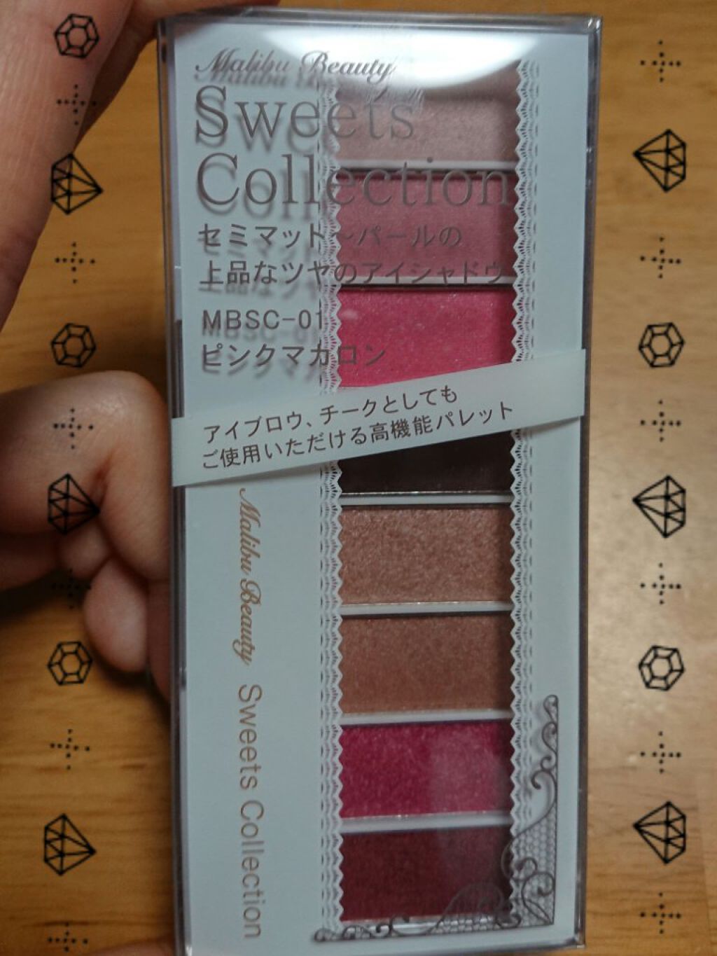 スイーツコレクション/マリブビューティー/アイシャドウパレットを使ったクチコミ(1枚目)