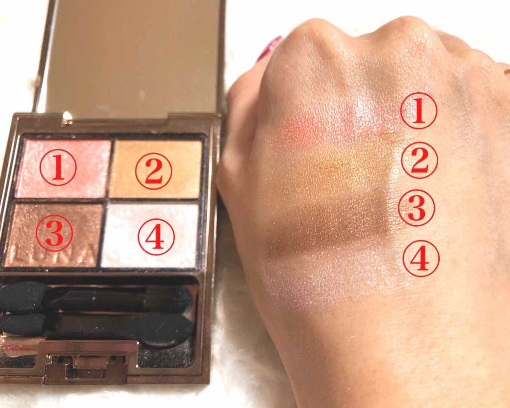 シアーコントラストアイズ/LUNASOL/アイシャドウパレットを使ったクチコミ(2枚目)