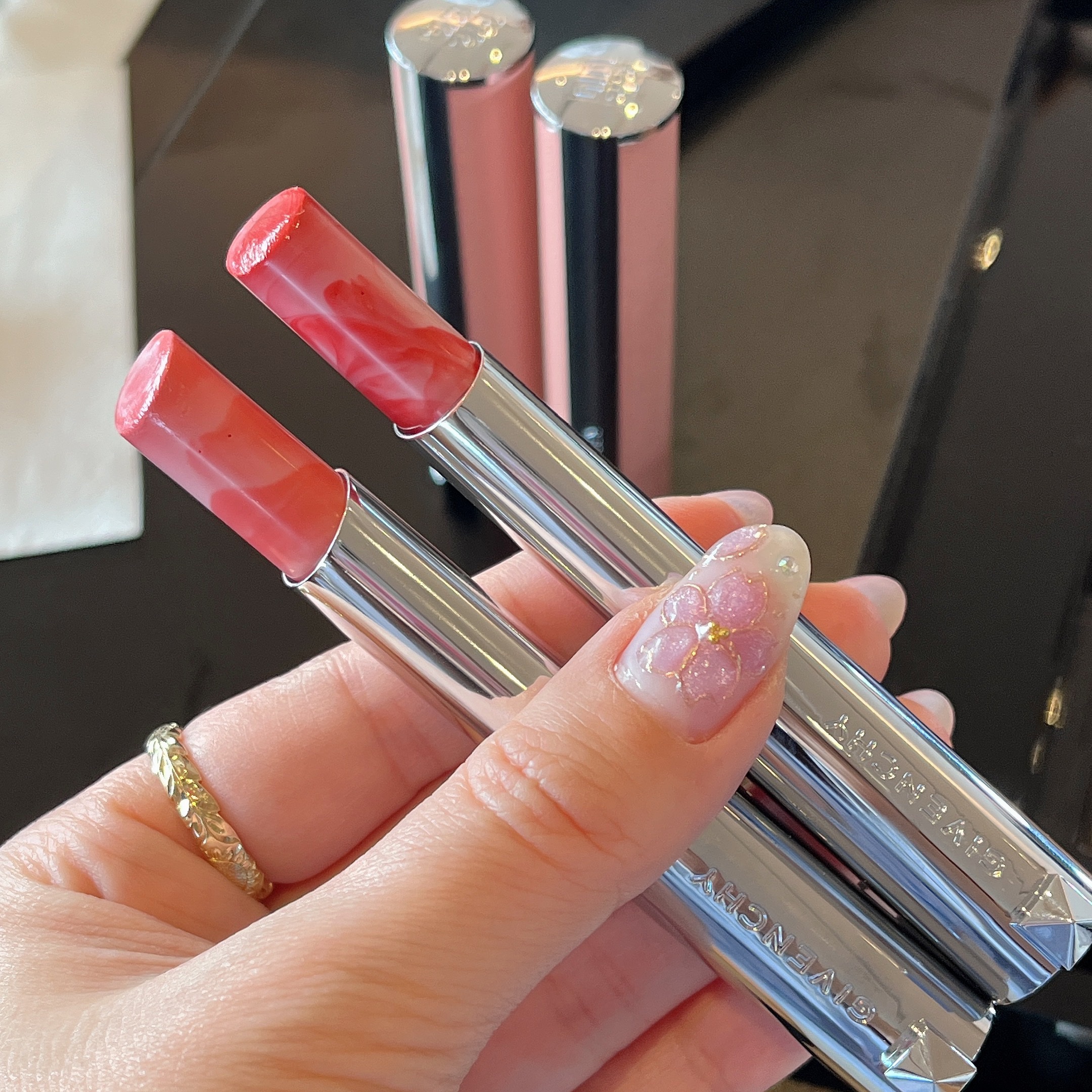 ローズ・パーフェクト/GIVENCHY/リップバームを使ったクチコミ（1枚目）