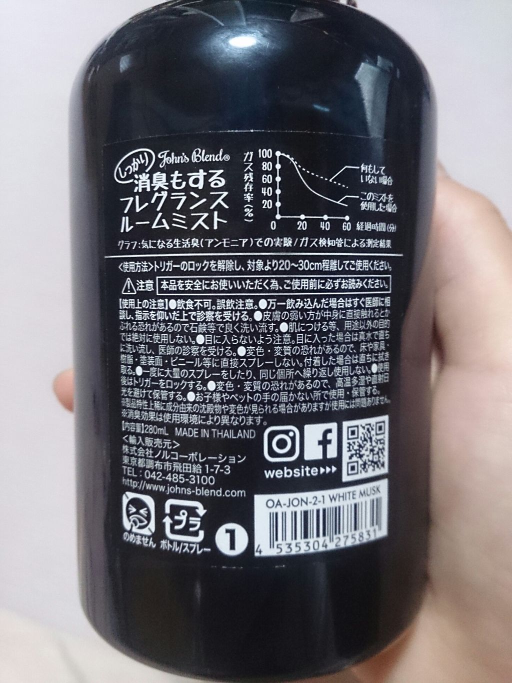 F&D ルームミスト/John's Blend/香水(その他)を使ったクチコミ(3枚目)