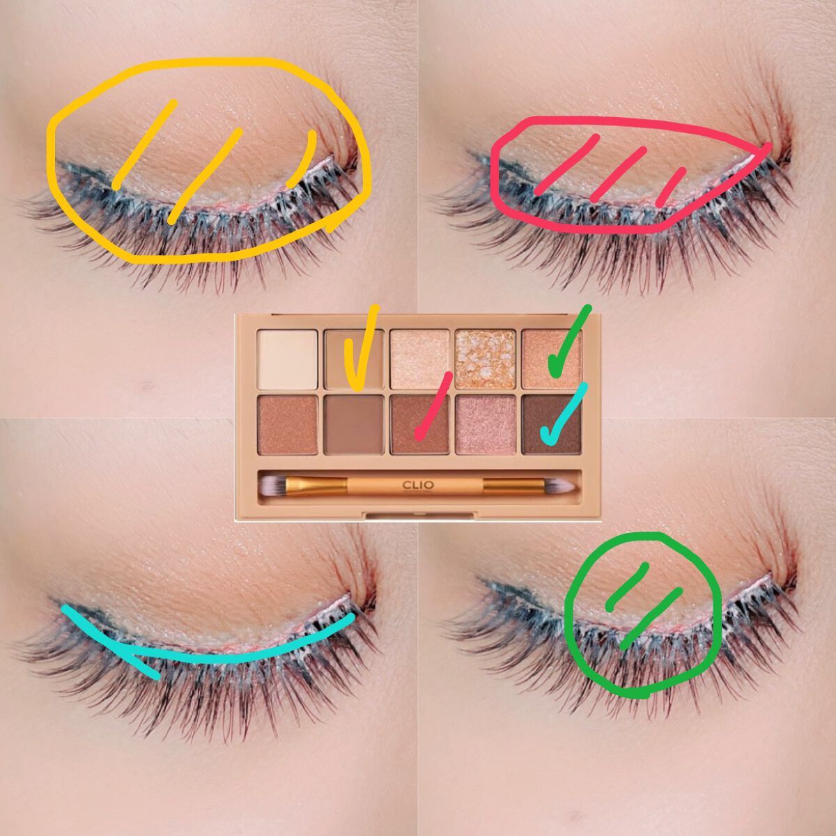 プロ アイ パレット/CLIO/アイシャドウパレットを使ったクチコミ(2枚目)