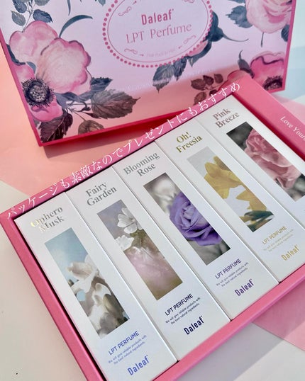 パフュームヘアパックインミスト Pink Breeze/Daleaf/アウトバストリートメントを使ったクチコミ(2枚目)