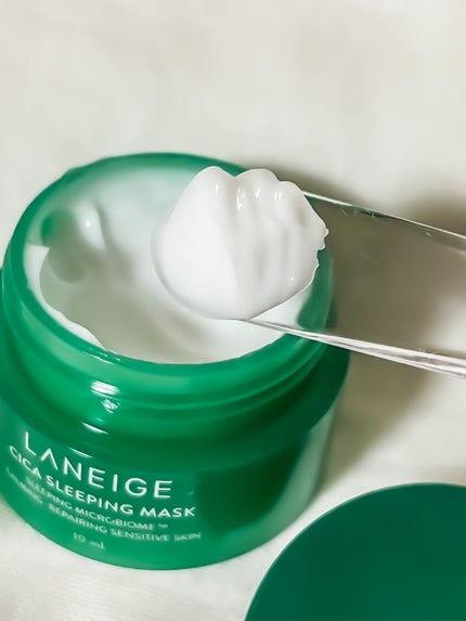 シカスリーピングマスク/LANEIGE/フェイスクリームを使ったクチコミ(3枚目)