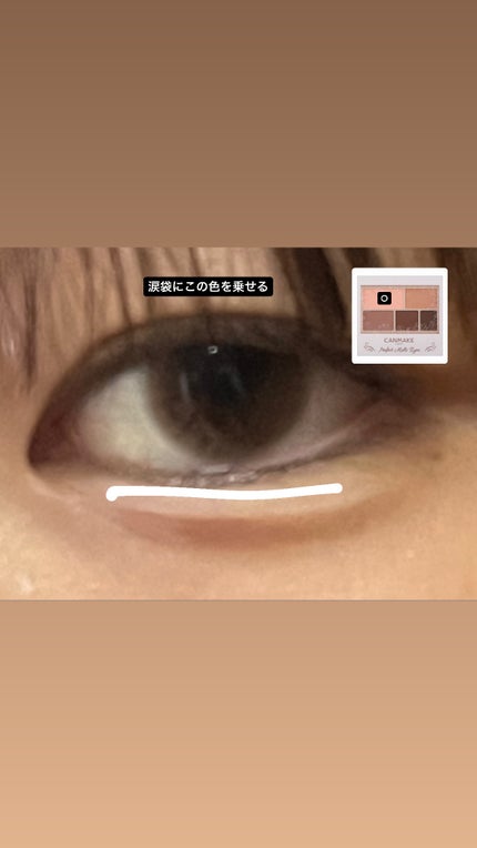 パーフェクトマルチアイズ/キャンメイク/アイシャドウパレットを使ったクチコミ(7枚目)