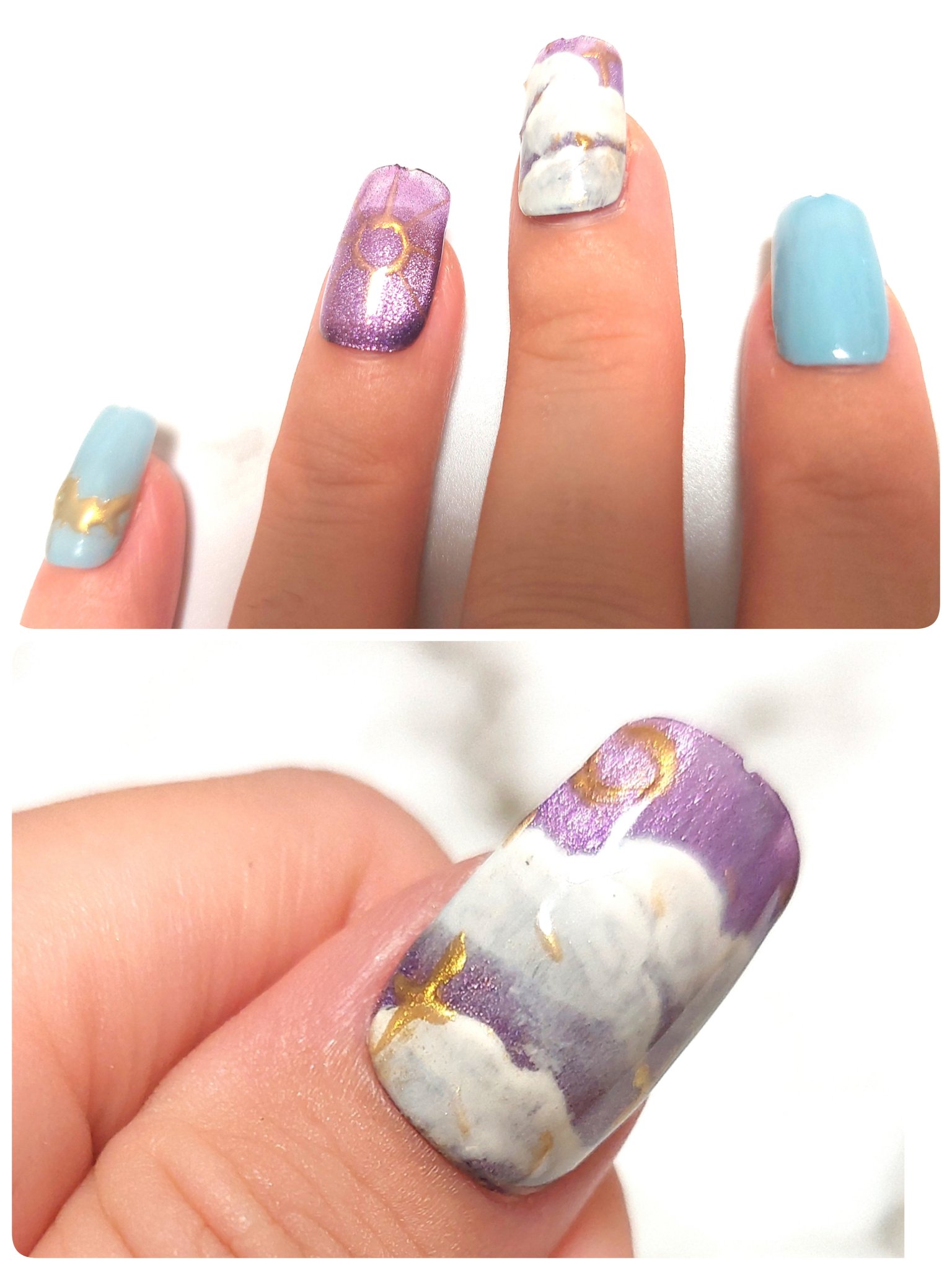 マグネットパウダー/セリア/ネイル用品を使ったクチコミ（2枚目）