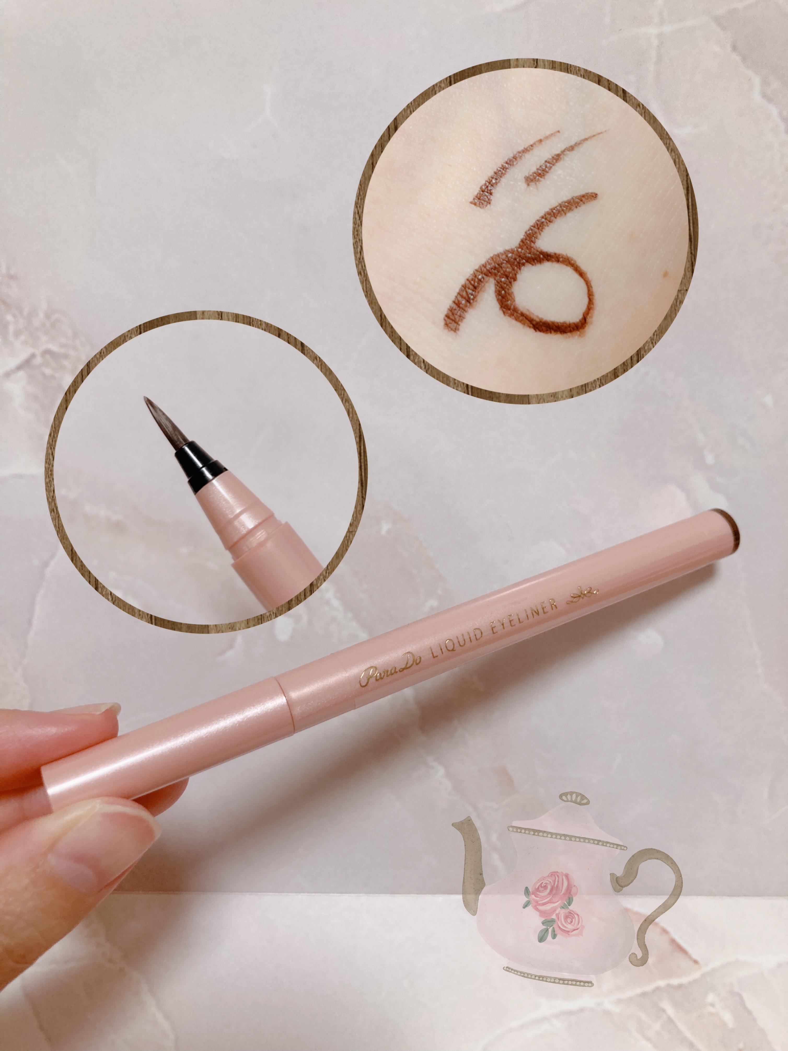 リキッドアイライナー ex/パラドゥ/リキッドアイライナーを使ったクチコミ（2枚目）