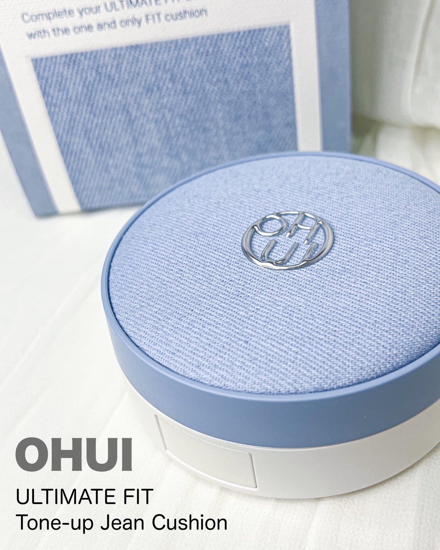 アルティメットフィット トーンアップデニムクッション/OHUI/クッションファンデーションを使ったクチコミ(6枚目)