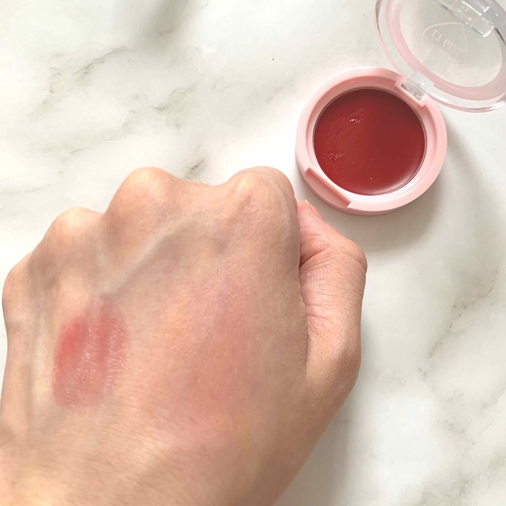 ダイソー×IT GIRL クリームチーク&リップ/DAISO/ジェル・クリームチークを使ったクチコミ(4枚目)