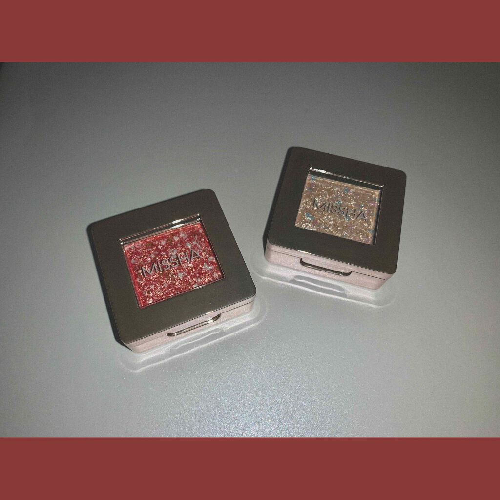 グリッタープリズム シャドウ/MISSHA/グリッターを使ったクチコミ(1枚目)