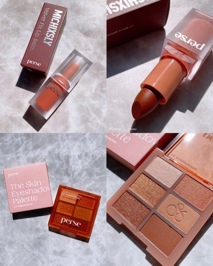 ベルベットフィックスリップバーム/perse/リップバームを使ったクチコミ(6枚目)