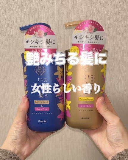 ダメージリペア&カラーケア シャンプー/コンディショナー/いち髪/市販シャンプーを使ったクチコミ(1枚目)