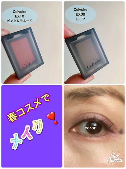 セルヴォーク ヴォランタリー アイズ/Celvoke/単色アイシャドウを使ったクチコミ(1枚目)