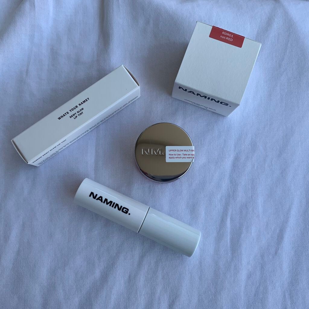 アッパーグロウマルチバーム/NAMING./リップバームを使ったクチコミ(2枚目)