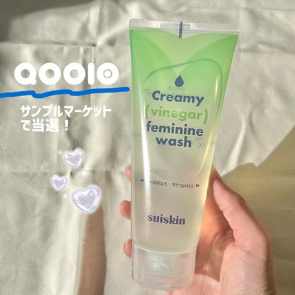 クリーミービネガーフェミニンウォッシュ/suiskin/ボディソープを使ったクチコミ(1枚目)