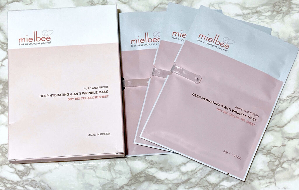 ディープハイドライティング&アンティーリンクルマスク/mielbee/シートマスク・パックを使ったクチコミ（1枚目）