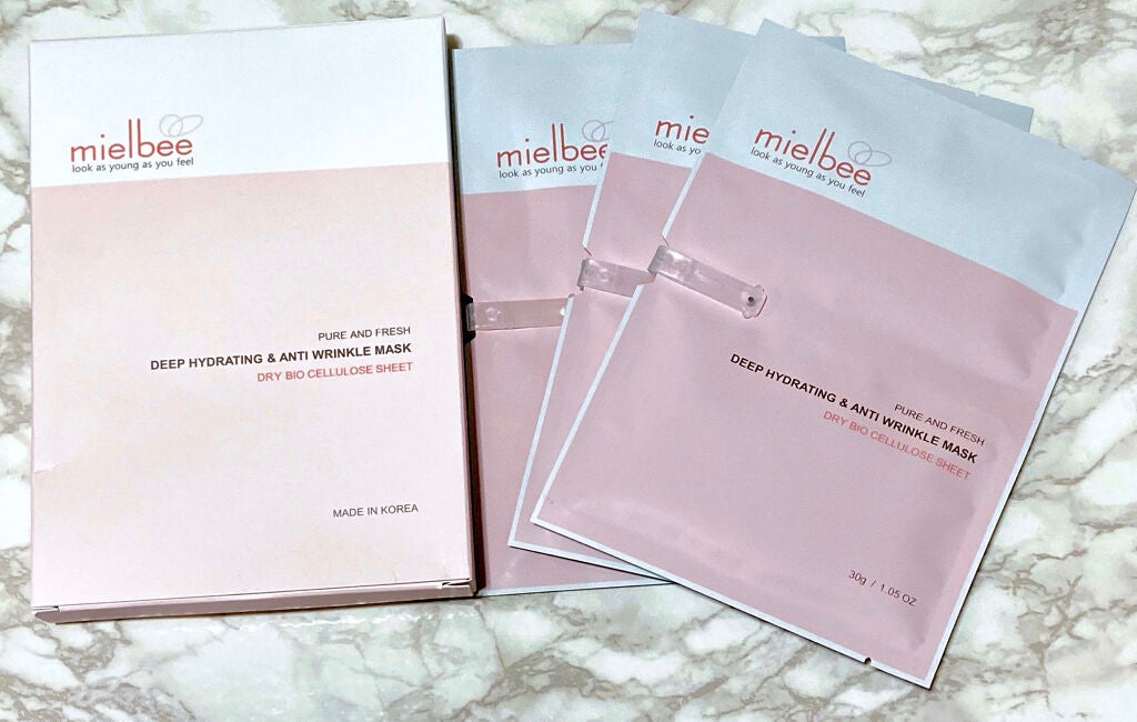 ディープハイドライティング&アンティーリンクルマスク/mielbee/シートマスク・パックを使ったクチコミ(1枚目)