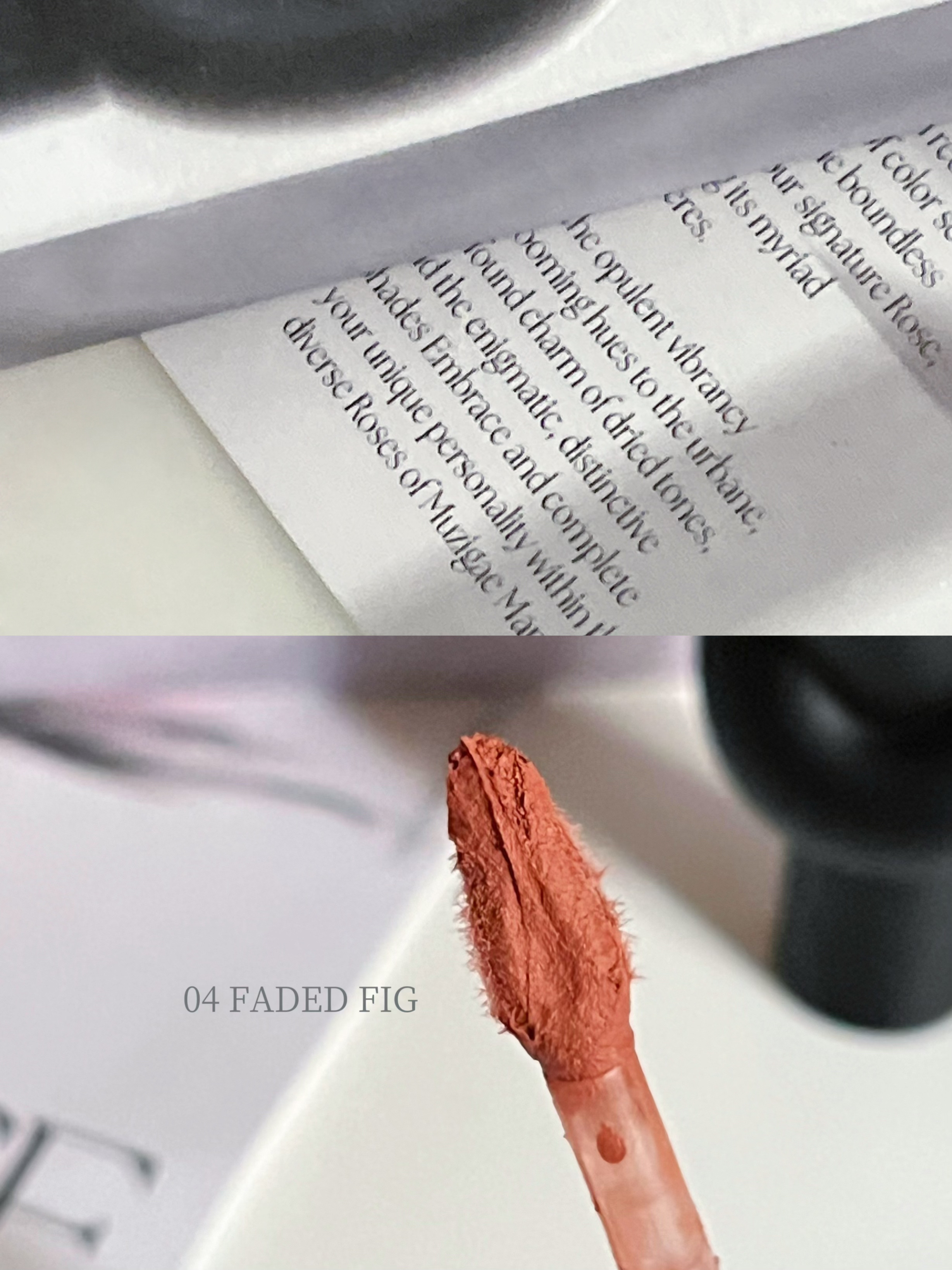 タイアップカバーティント 04 FADED FIG/MUZIGAE MANSION/リップティントを使ったクチコミ（2枚目）