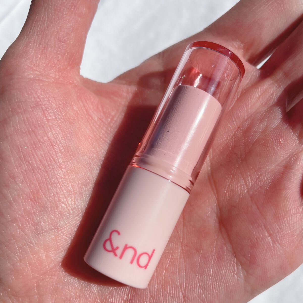 アンドバイロムアンド グラッシーバーム/&nd by rom&nd/口紅を使ったクチコミ（2枚目）