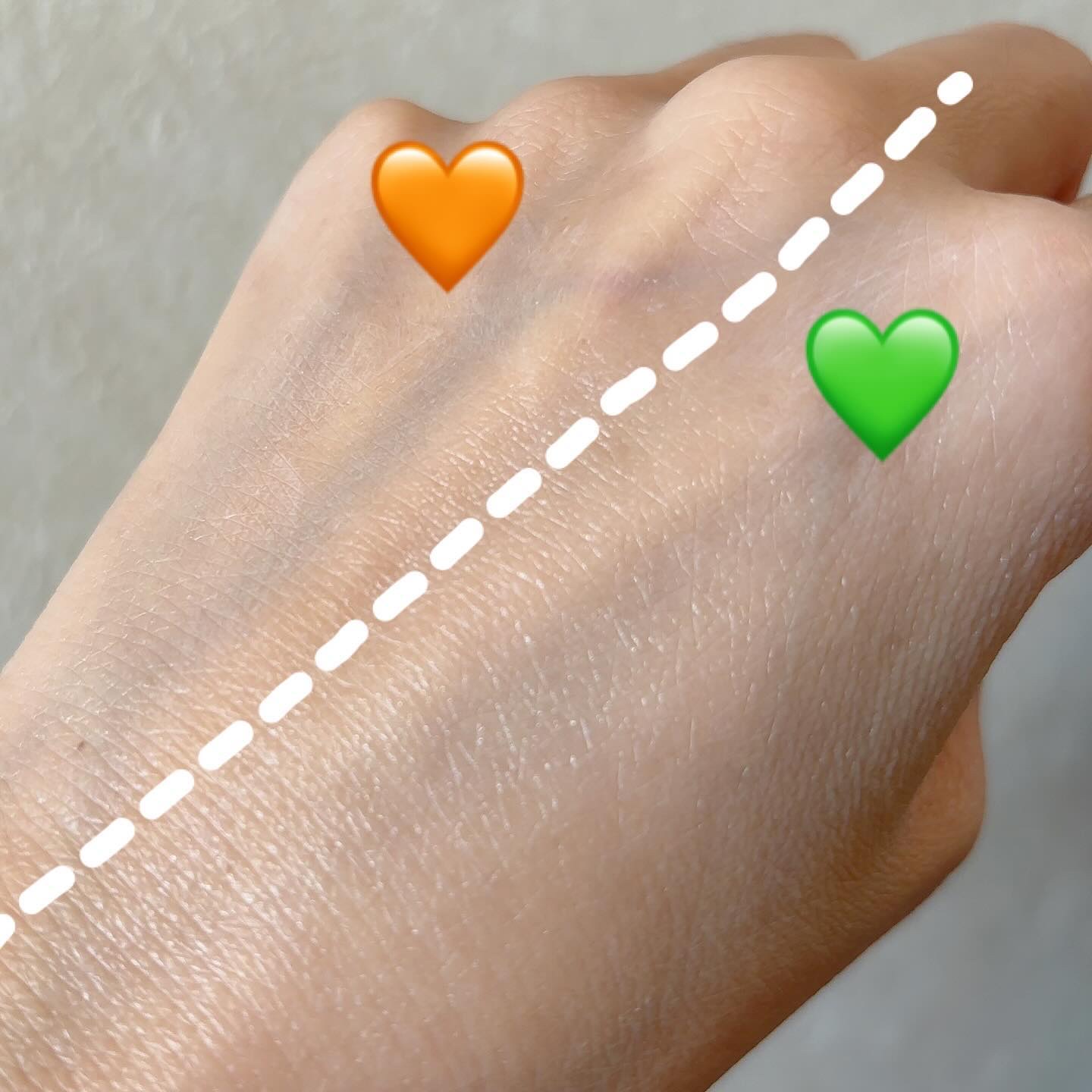 グリーンマイルドアップサンプラス/Dr.G/日焼け止めクリームを使ったクチコミ（3枚目）