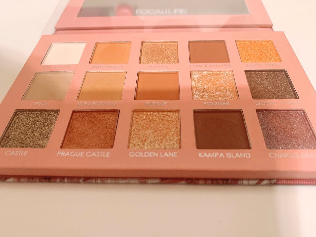 GO TRAVEL 15色アイシャドウパレット/FOCALLURE/アイシャドウパレットを使ったクチコミ(3枚目)