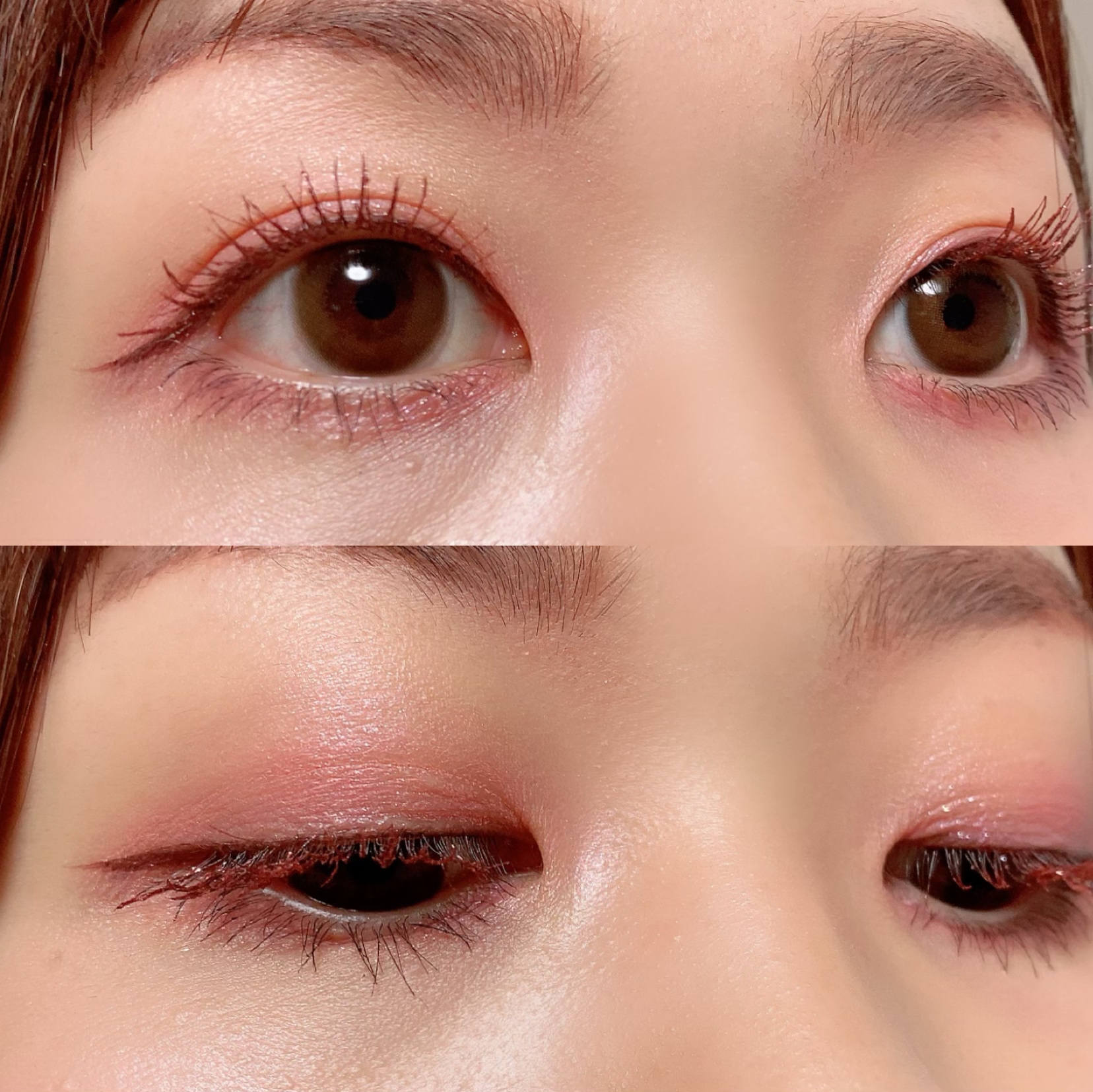 シャイニングラッシュマスカラ EX01 Glisten Berry/LUNASOL/マスカラを使ったクチコミ（3枚目）