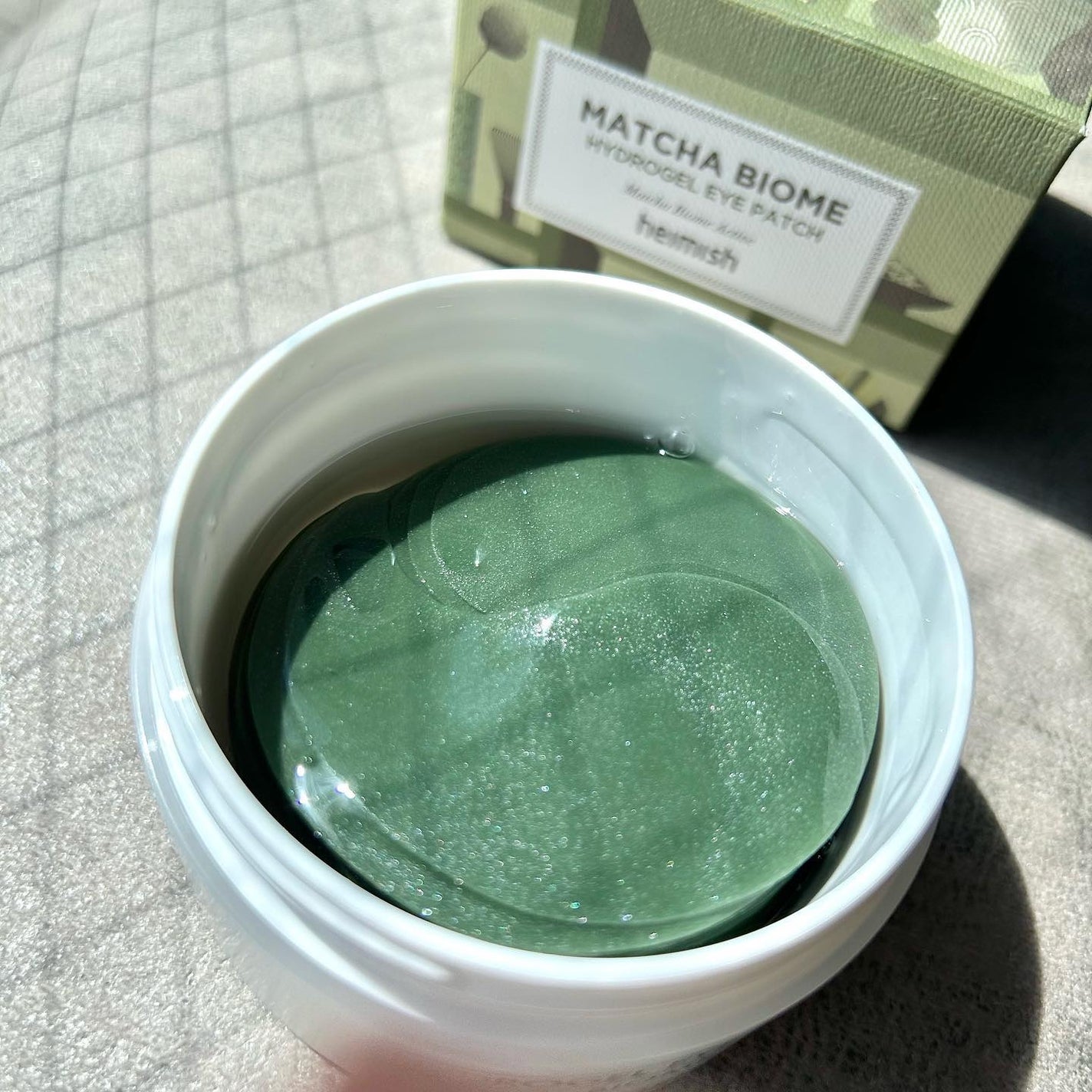 マッチャバイオームハイドロゲル アイパッチ/heimish/シートマスク・パックを使ったクチコミ(1枚目)