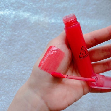 3CE SYRUP LAYERING TINT #YOUTH CORAL/3CE/リップグロスを使ったクチコミ（3枚目）