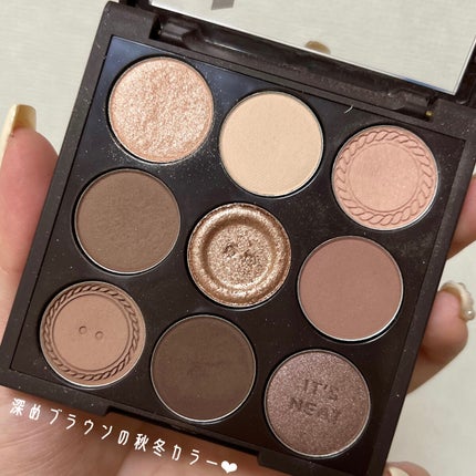 マイフェイブムードアイパレット 9カラー/HOLIKA HOLIKA/アイシャドウパレットを使ったクチコミ(7枚目)