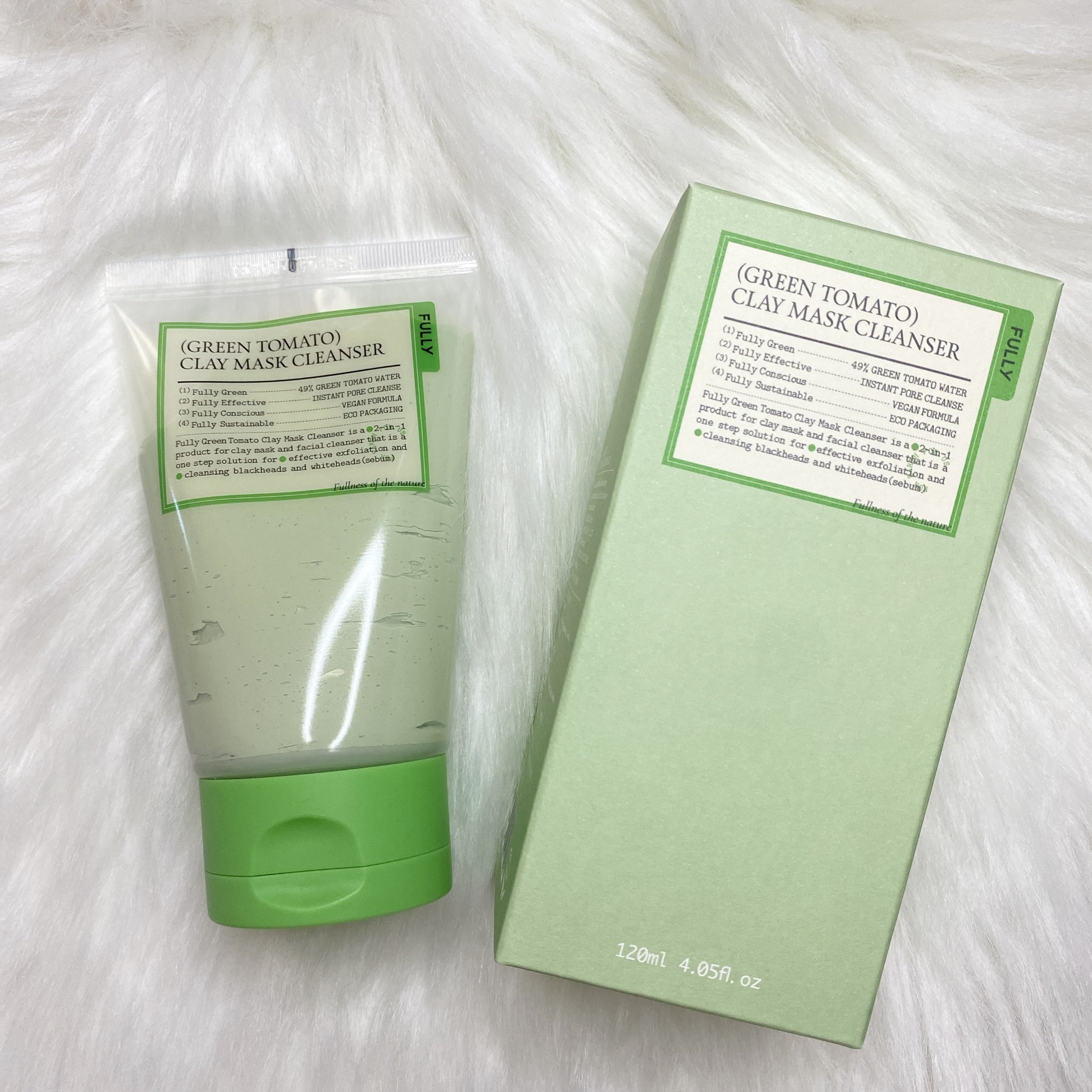 グリーントマトクレイマスククレンザー/FULLY/洗い流すパック・マスクを使ったクチコミ（1枚目）
