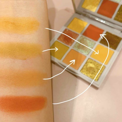 VenusMarble 9色アイシャドウパレット/Venus Marble/アイシャドウパレットを使ったクチコミ(2枚目)