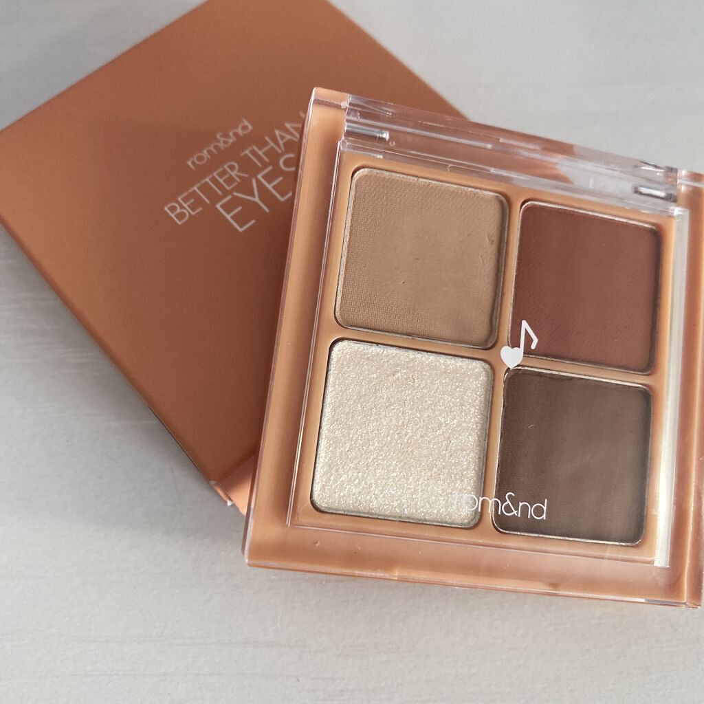 ベターザンアイズ ミュージックシリーズ/rom&nd/アイシャドウパレットを使ったクチコミ（1枚目）