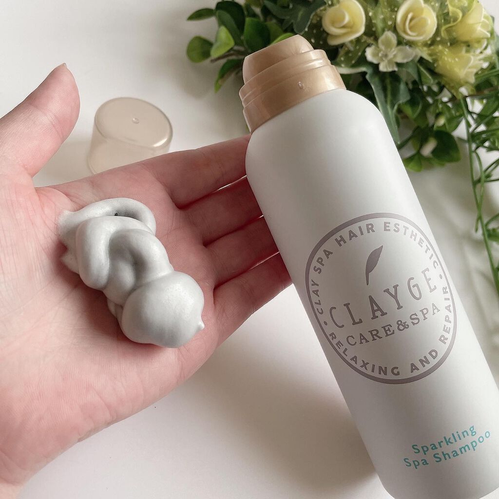 スパークリングスパシャンプー R フローラル＆パチュリの香り/CLAYGE/シャンプー・コンディショナーを使ったクチコミ（3枚目）