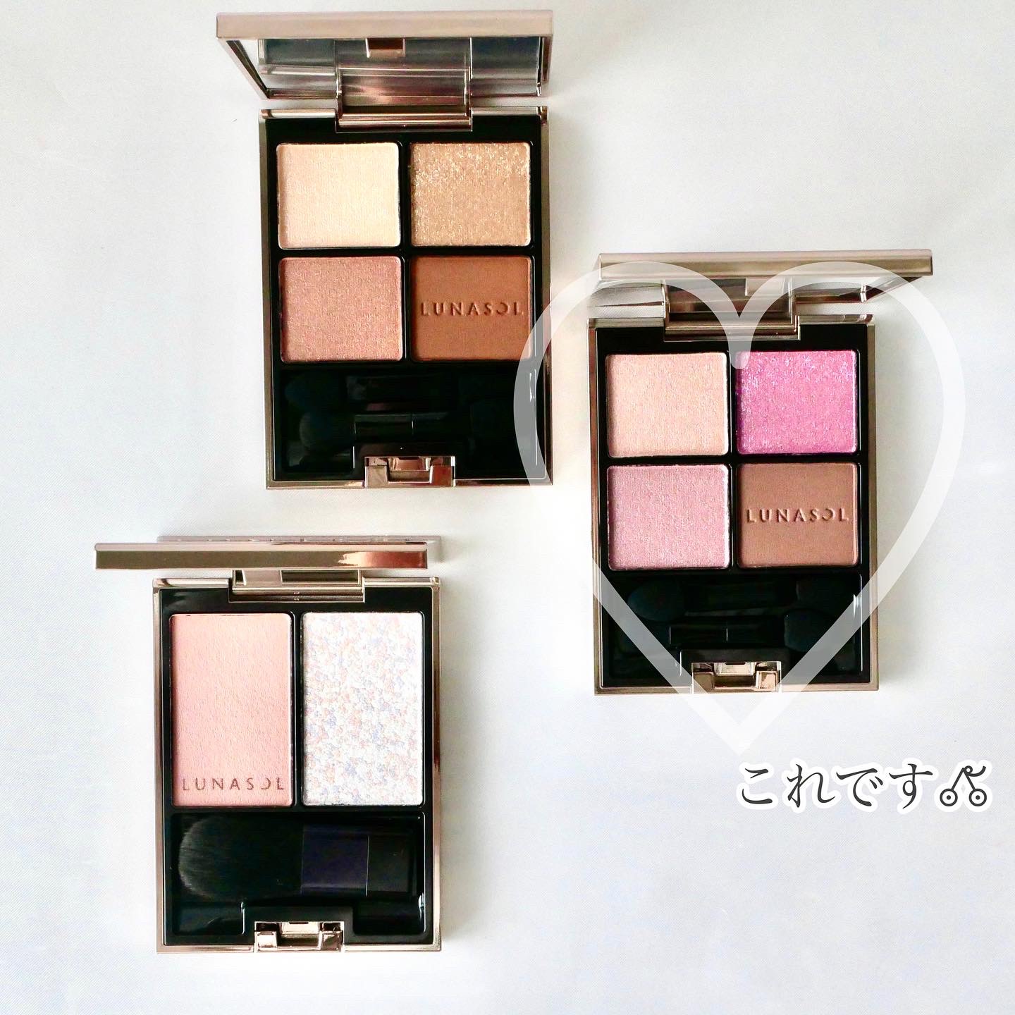 アイカラーレーション/LUNASOL/アイシャドウパレットを使ったクチコミ（2枚目）