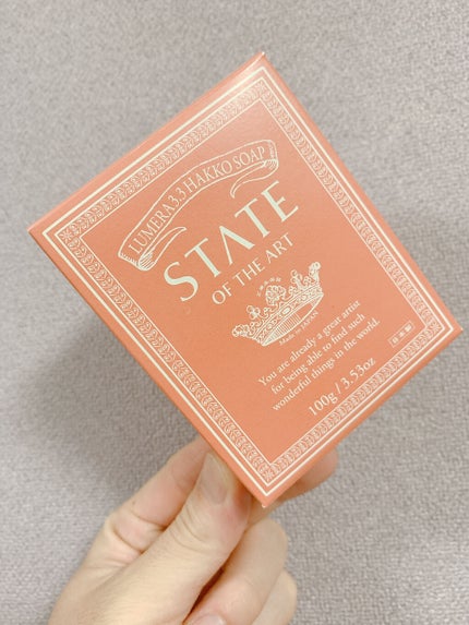 極微細泡石けん/STATE OF THE ART/洗顔石鹸を使ったクチコミ(1枚目)