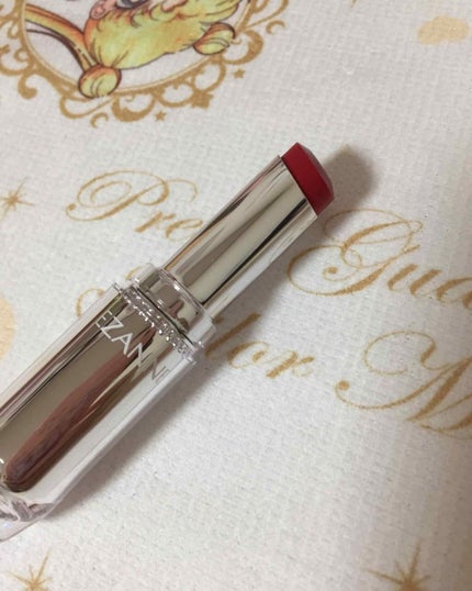 ラスティンググロスリップ RD1 レッド系/CEZANNE/口紅を使ったクチコミ(2枚目)