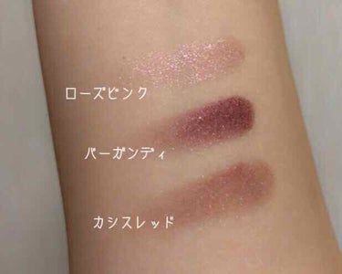 UR GLAM　POWDER EYESHADOW バーガンディ〈パール〉/U R GLAM/シングルアイシャドウを使ったクチコミ（3枚目）