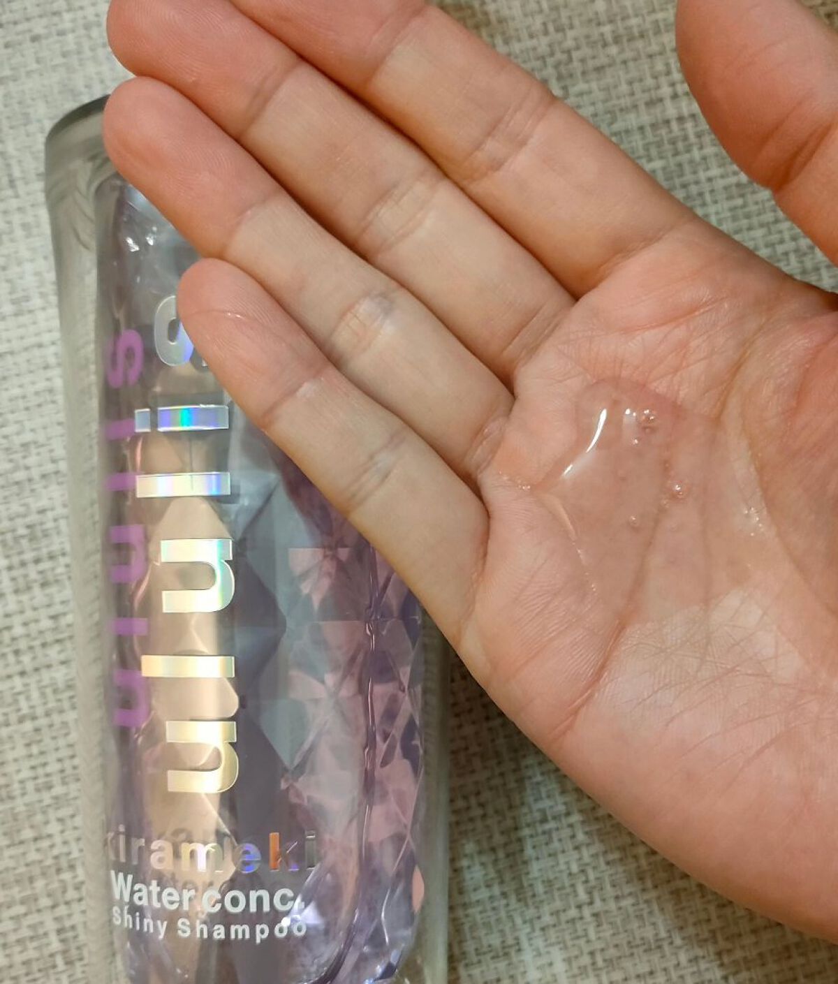 キラメキ ウォーターコンク シャイニー シャンプー/ヘアトリートメント/ululis/市販シャンプーを使ったクチコミ（2枚目）