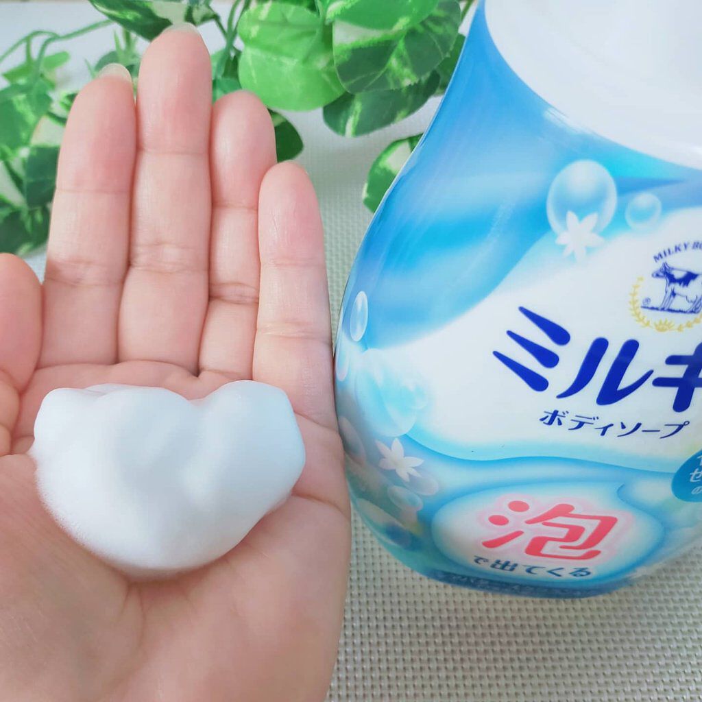 泡で出てくる ミルキィボディソープ やさしいせっけんの香り/ミルキィ/ボディソープを使ったクチコミ（3枚目）
