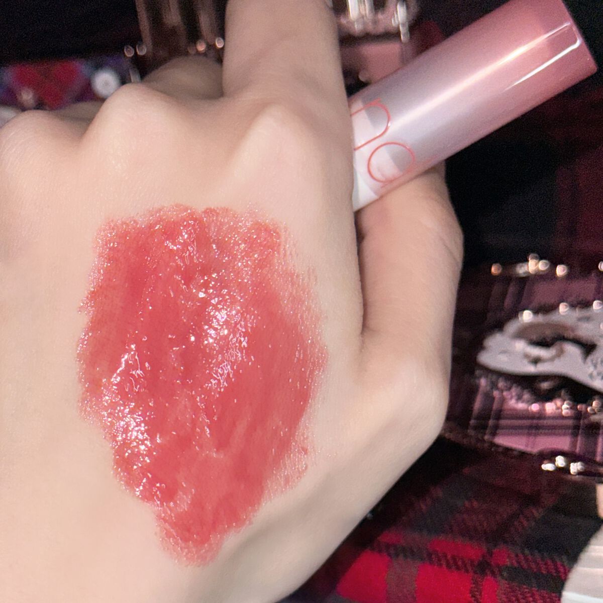 グラスティングメルティングバーム/rom&nd/リップバームを使ったクチコミ（3枚目）