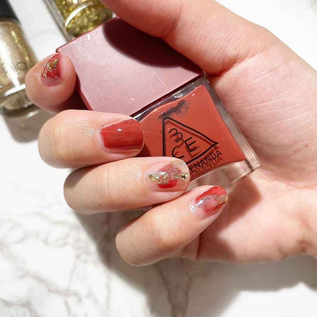 ITGグリッターネイル 真夜中のミラーボール