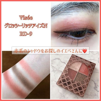 グロッシーリッチ アイズ N/Visée/アイシャドウパレットを使ったクチコミ(1枚目)